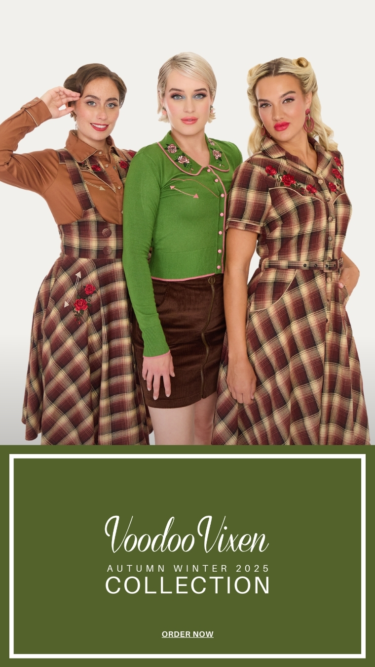 New Collection | Vintage Retro Clothing | Voodoo Vixen